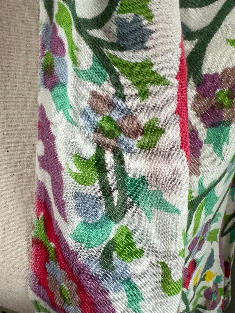 Floral Multi-Color Lightweight Women’s Scarf Size: 28.5” W x  79” L